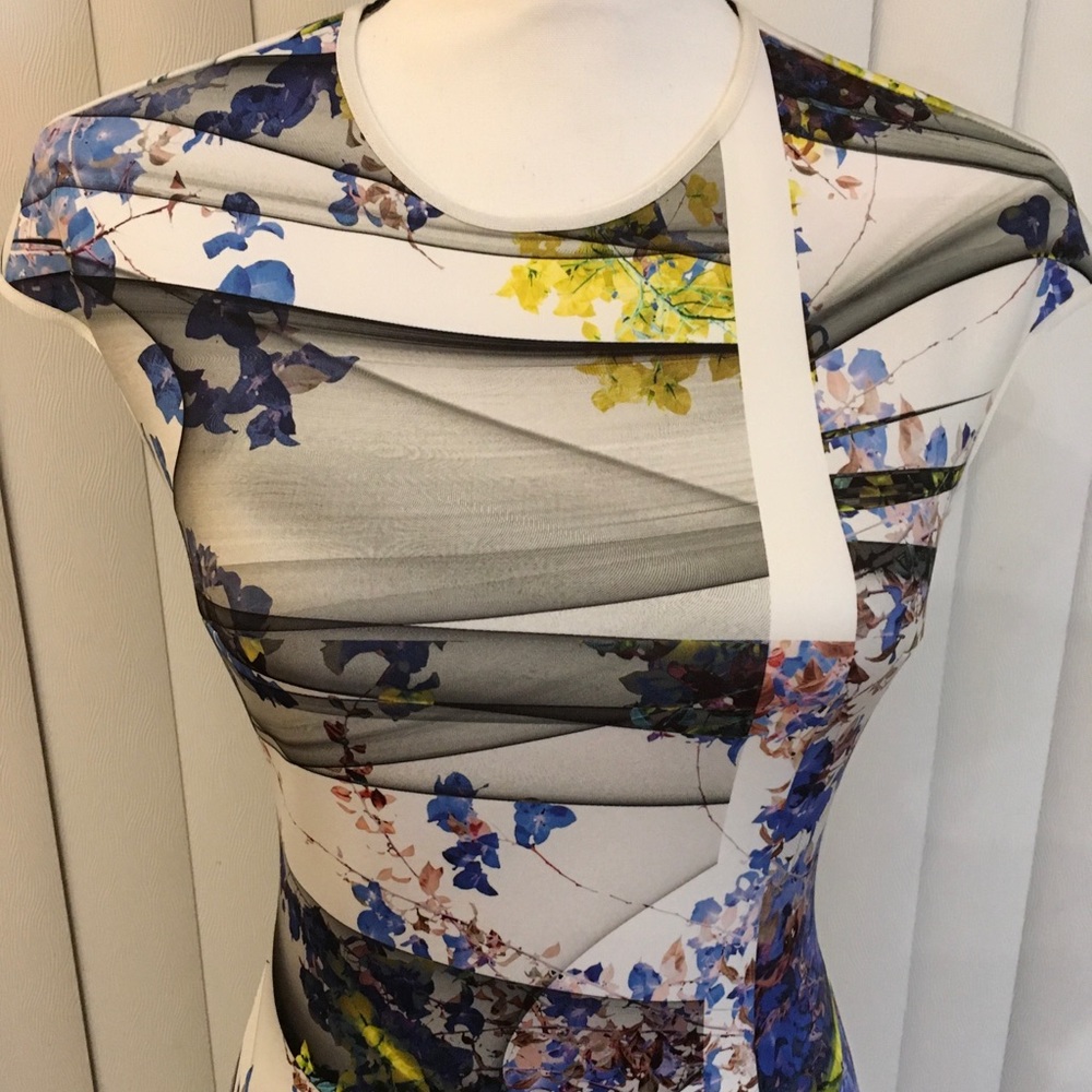 Clover Canyon colorful Sleeveless short dress , zipper in the back